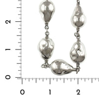 Sterling Silver BaroQue Bead Necklace