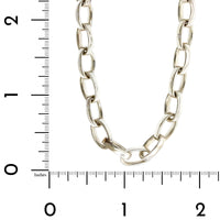Sterling Silver Oval Link Necklace