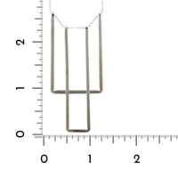 Sterling Silver Square Bib Necklace