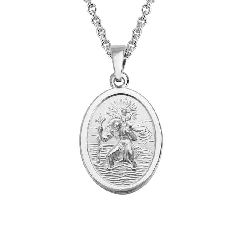 Sterling Silver St Christopher Pendant