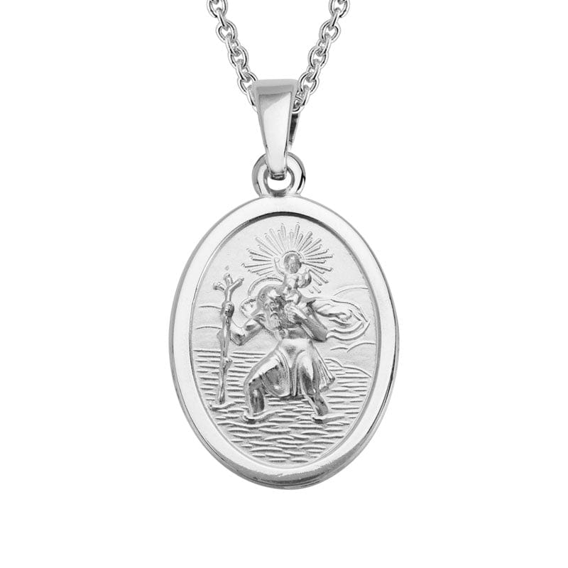 Sterling Silver St Christopher Pendant