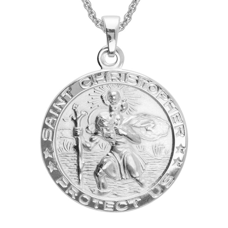 Sterling Silver St Christopher Pendant