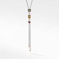 Novella Y Necklace with Citrine and 18K Yellow Gold