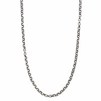 Sterling Silver Blackened Chain