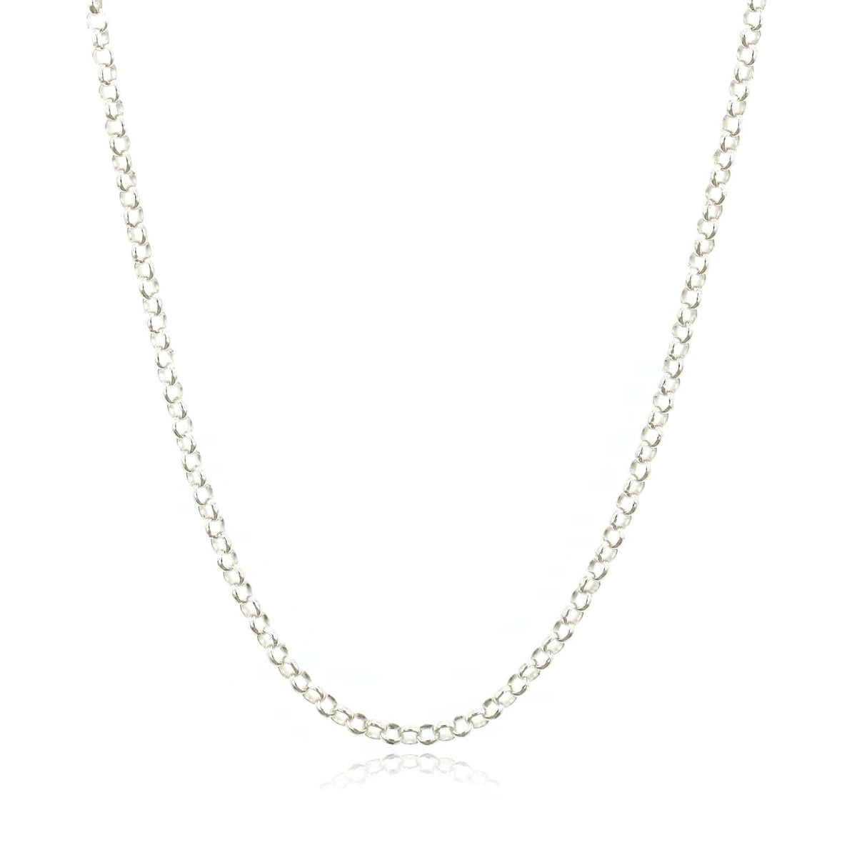 Non Oxidized Sterling Silver Chain