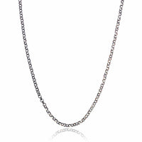 Blackened Sterling Silver Chain
