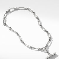 Lexington Chain Link Necklace with Diamonds