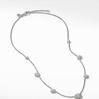 Starburst Station Chain Necklace with Diamonds