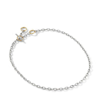 DY Madison® Three Ring Chain Necklace with 18K Yellow Gold