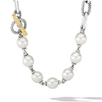 DY Madison® Pearl Chain Necklace with 18K Yellow Gold