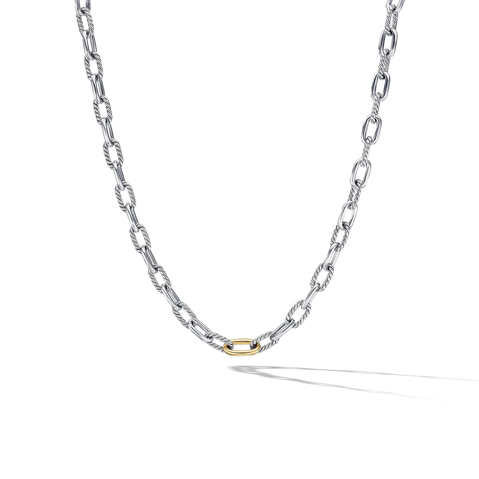 DY Madison® Chain Necklace with 18K Yellow Gold, Long's Jewelers