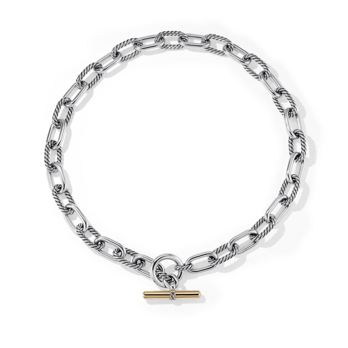 DY Madison® Toggle Chain Necklace with 18K Yellow Gold