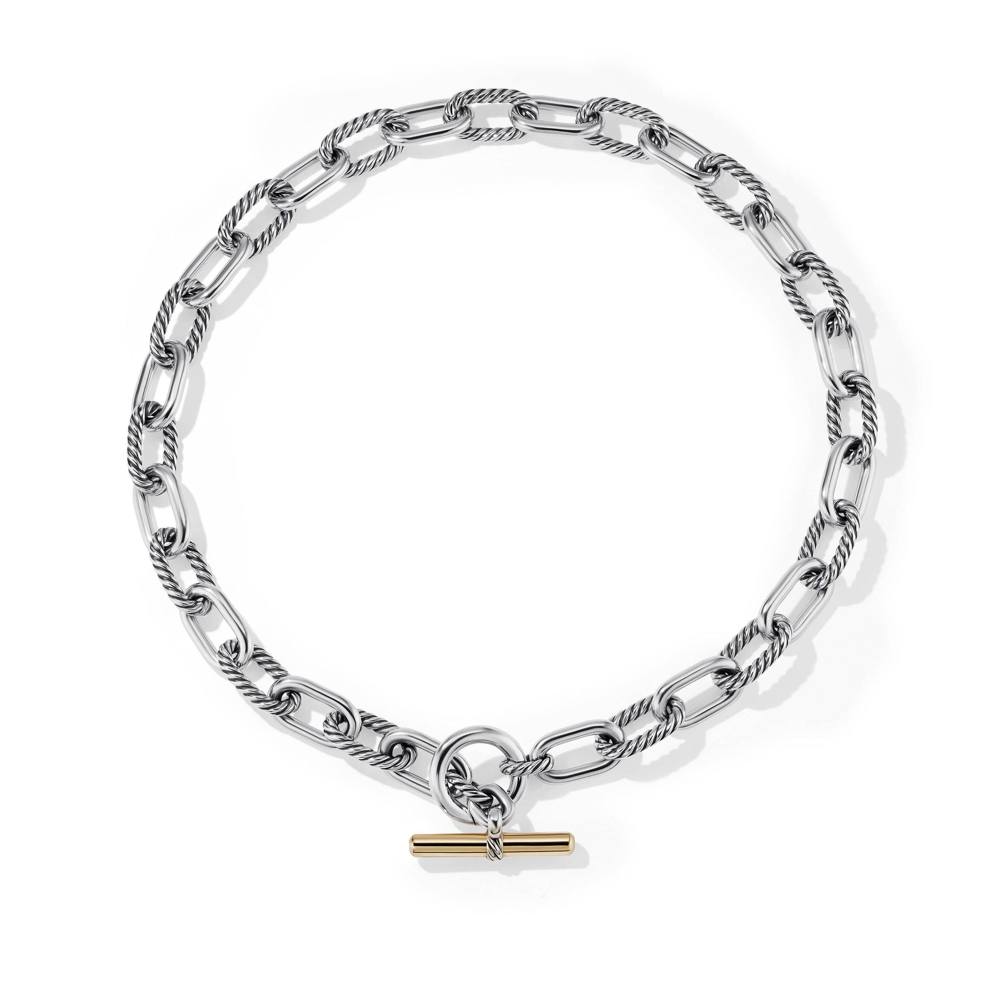 DY Madison® Toggle Chain Necklace with 18K Yellow Gold