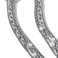 DY Madison® Pearl Multi Row Chain Necklace in Sterling Silver