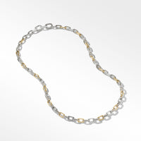 DY Madison® Chain Necklace in Sterling Silver with 18K Yellow Gold