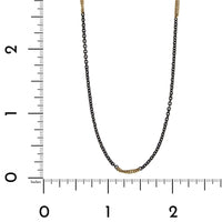 Sterling Silver with 18K Yellow Gold Station Chain, Long's Jewelers