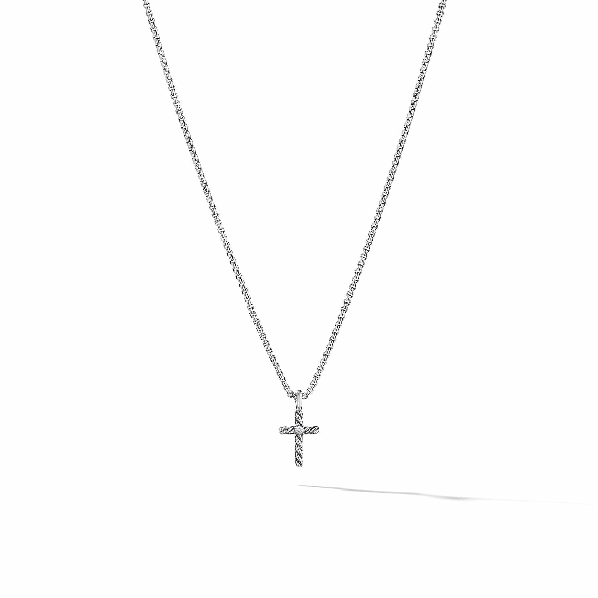 Cable Collectibles® Kids Cross Necklace with Diamonds