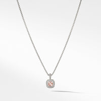Albion® Kids Necklace with Morganite and Diamonds, 4mm