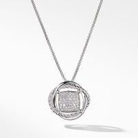 Infinity Small Pendant Necklace with Diamonds