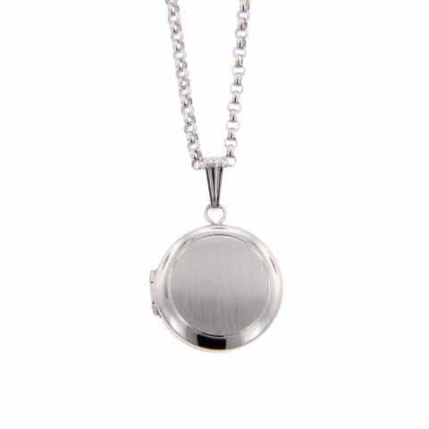 Sterling Silver Small Round Locket