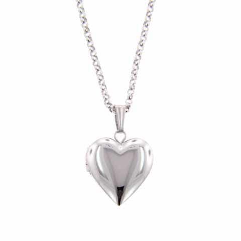 Sterling Silver Small Heart Locket
