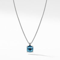 Pendant Necklace with Hampton Blue Topaz and Diamonds