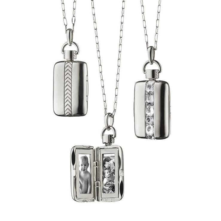 Sterling Silver Rectangular Locket