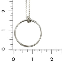 Sterling Silver Large Rolling Ring Pendant