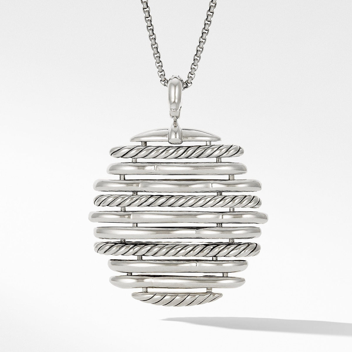 Tides Pendant Necklace with Diamonds