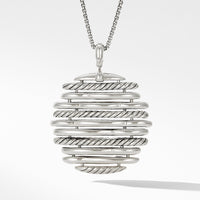 Tides Pendant Necklace with Diamonds