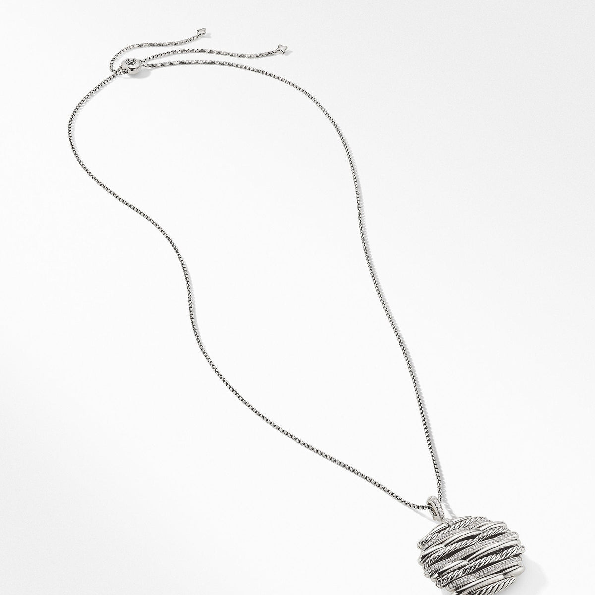 Tides Pendant Necklace with Diamonds