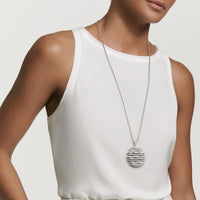 Tides Pendant Necklace with Diamonds