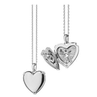 Sterling Silver Heart Locket on Chain