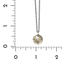 Adel Chefridi Sterling Silver Diamond Disc Pendant