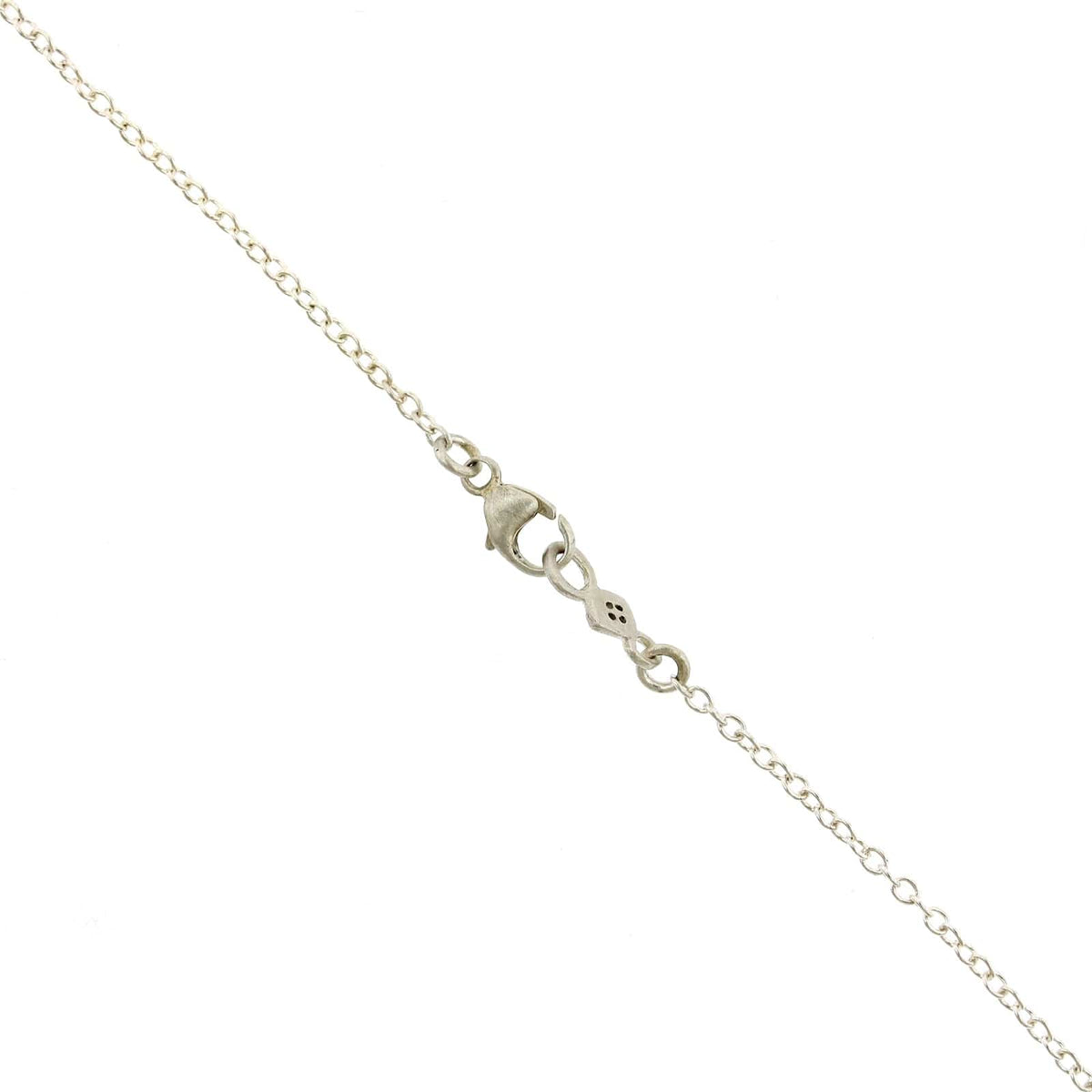 Adel Chefridi Sterling Silver Diamond Disc Pendant