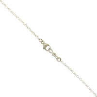 Adel Chefridi Sterling Silver Diamond Disc Pendant