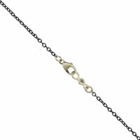 Adel Chefridi Sterling Silver Emerald Disc Pendant