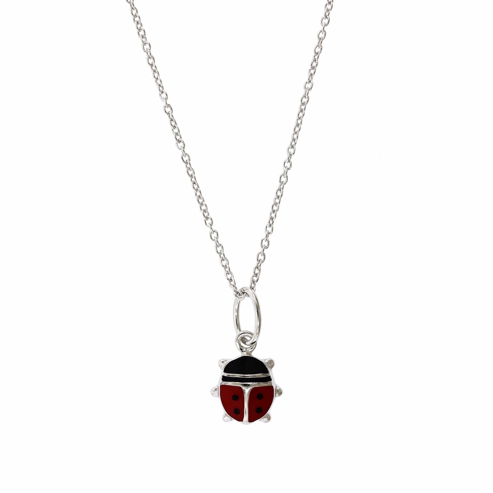 Sterling Silver Ladybug Pendant