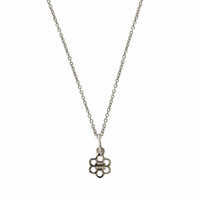 Sterling Silver Pearl Flower Pendant