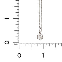 Sterling Silver Pearl Flower Pendant