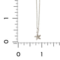 Sterling Silver Starfish Flower Pendant