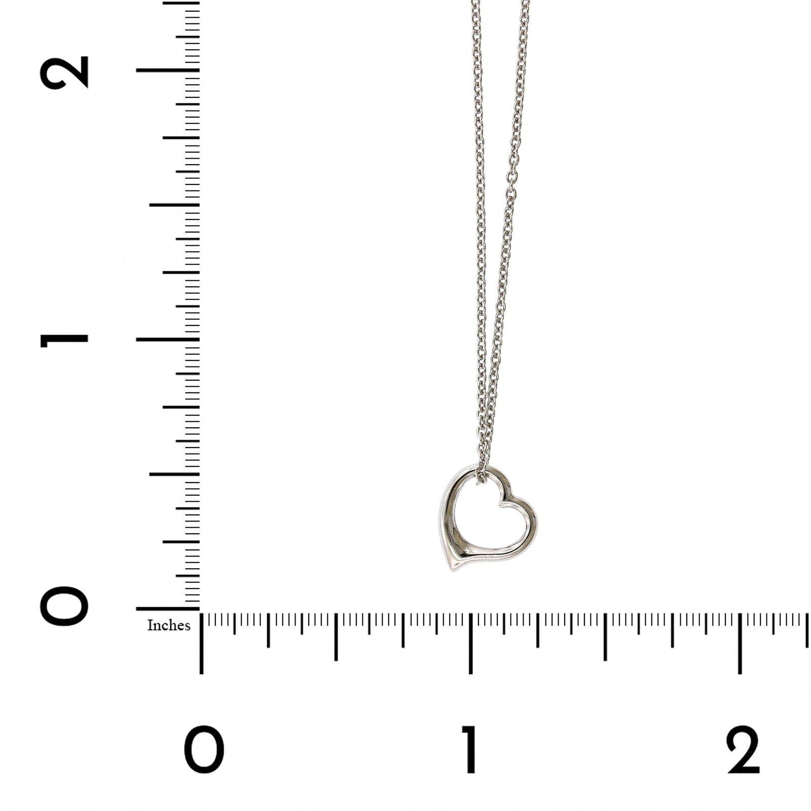 Sterling Silver 10mm Heart Pendant