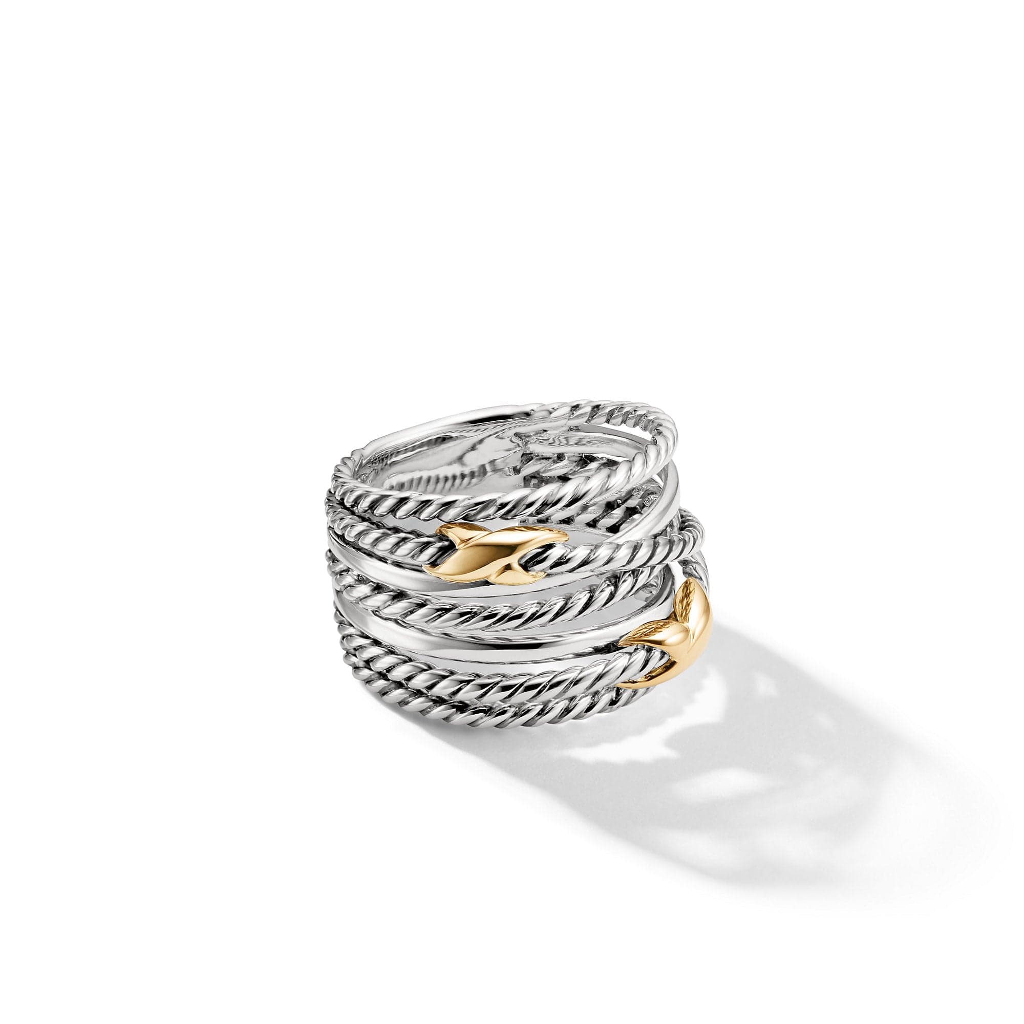 Double X Crossover Ring, Long's Jewelers