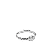 Cable Collectibles Oval Ring with Diamonds