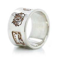 Sterling Silver Wide Ring