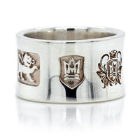 Sterling Silver Wide Ring