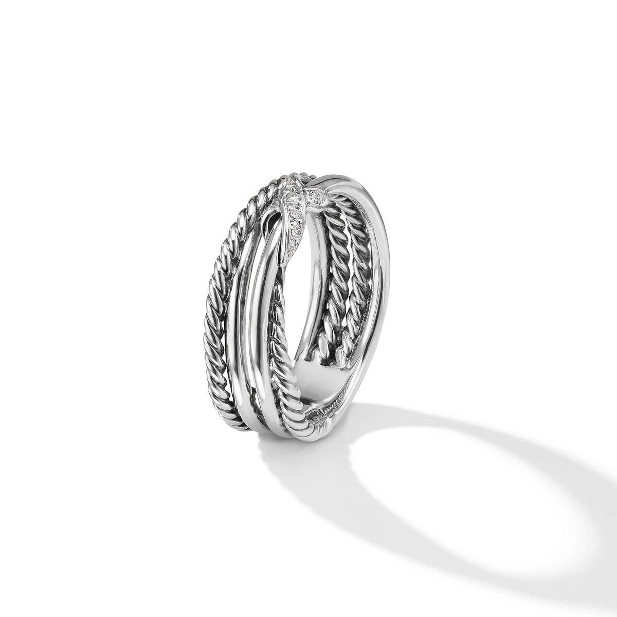 X Collection Ring with Diamonds, Long's Jewelers