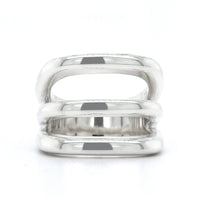 Sterling Silver 3 Row Open Arch Ring