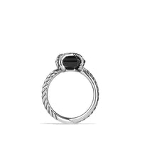 Ring with Black Onyx and Diamonds