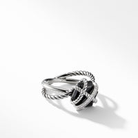 Ring with Black Onyx and Diamonds